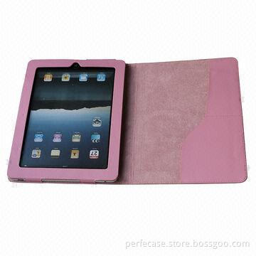 Plastic Case for iPad with Good-quality Twill Fabrics and PU Magnet Closure